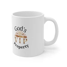 God'S VIP Property Ceramic Coffee Mug 11oz