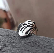 Rolling Stones 925 Sterling Silver Ring - -Music Ring -Mick Jagger