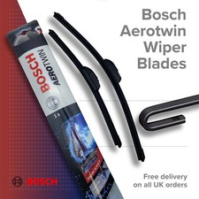 For Maserati Quattroporte MK5 Saloon Bosch Aerotwin Retro Front Wiper Blades Set