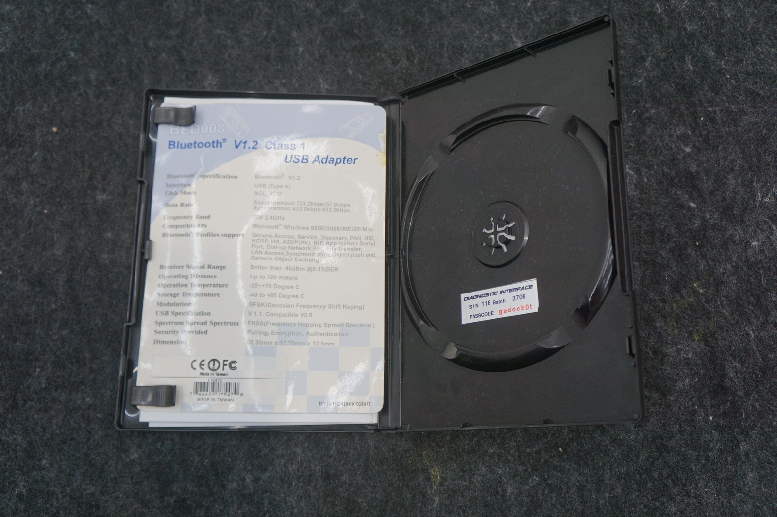 Diagnostic Interface Tool Assembly OEM 95970342 Ferrari F430 Challenge 06 *Note*