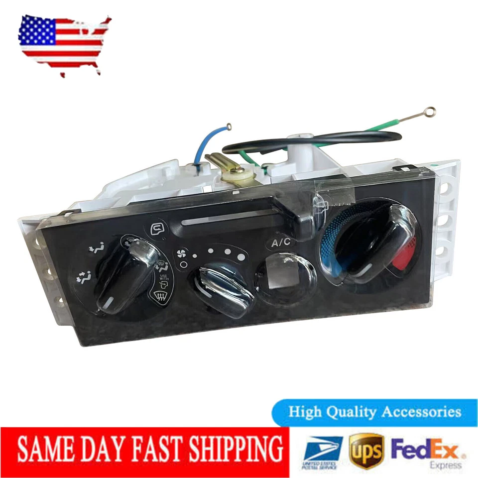 Unidad de interruptor de panel de control de clima calentador AC 8980373651 para ISUZU NPR NQR NRR Foto 2 de 4