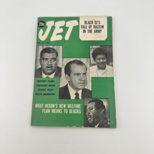 Jet Magazine: 28 sierpnia 1969 czarny GIs opowieść o rasizmie w armii - Zdjęcie 1 z 4