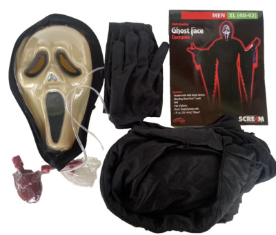 Scream 4 Adult Men XL 40-42 Bleeding Ghost Face Halloween Costume Fun World
