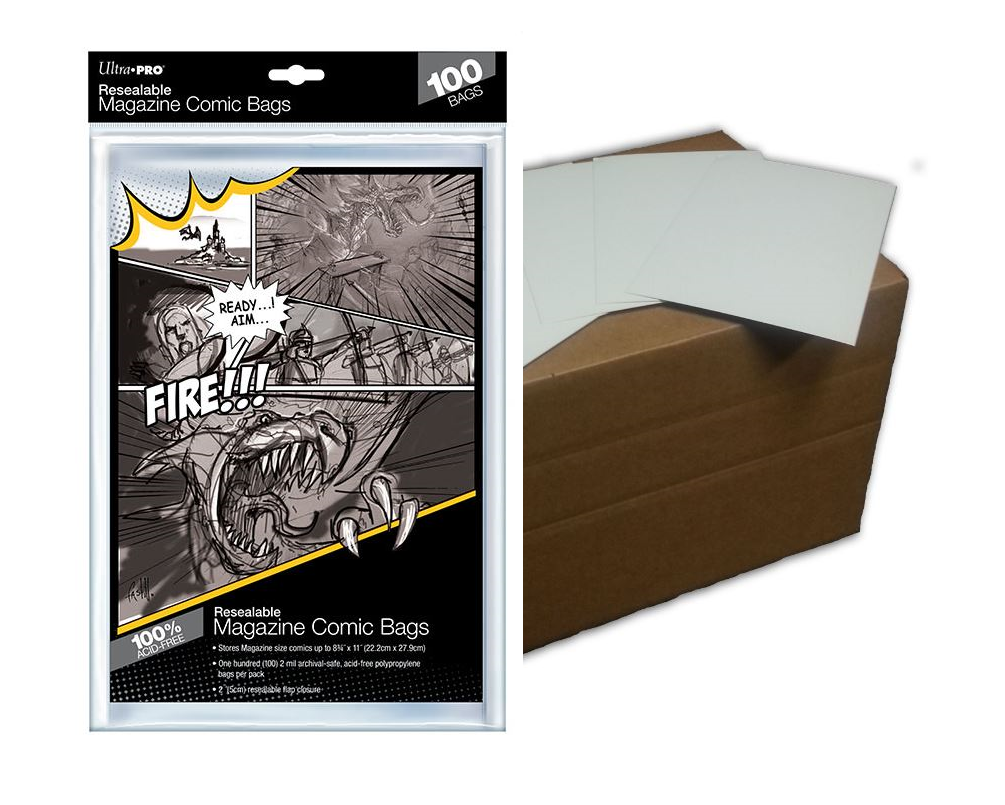 Sacchetti E Cartoncini Per Fumetti Manga - 100 Pezzi Richiudibili - Foto 4