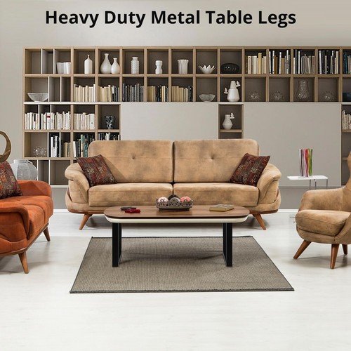 Garvee Metal Table Legs, 2PCS Heavy Duty Square Metal Bench Legs Furniture Le... - Picture 4 of 7