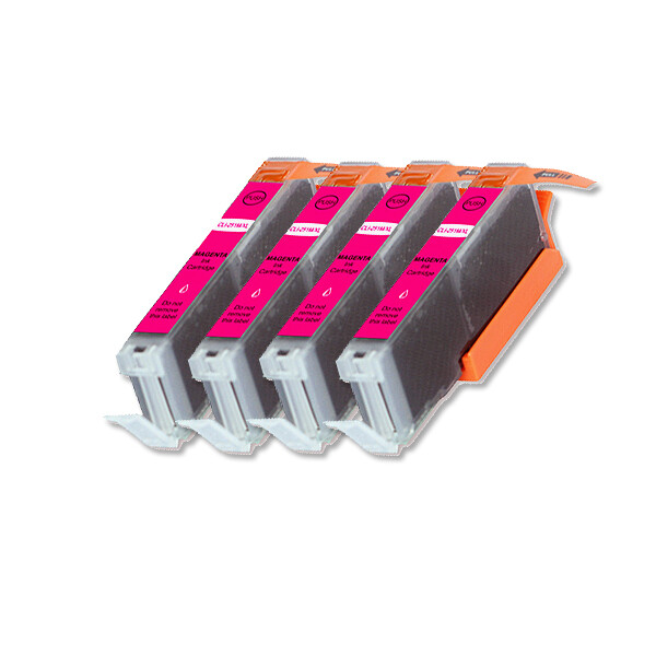 Ink Cartridges for CLI-251M Magenta works with Pixma MG5420 MG5422 MG5520 MG5620-image