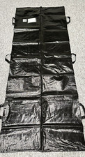 Medical Dead Body Bags Cadaver Black 210 x 90cm 6 handles Zip UK FREE P&P