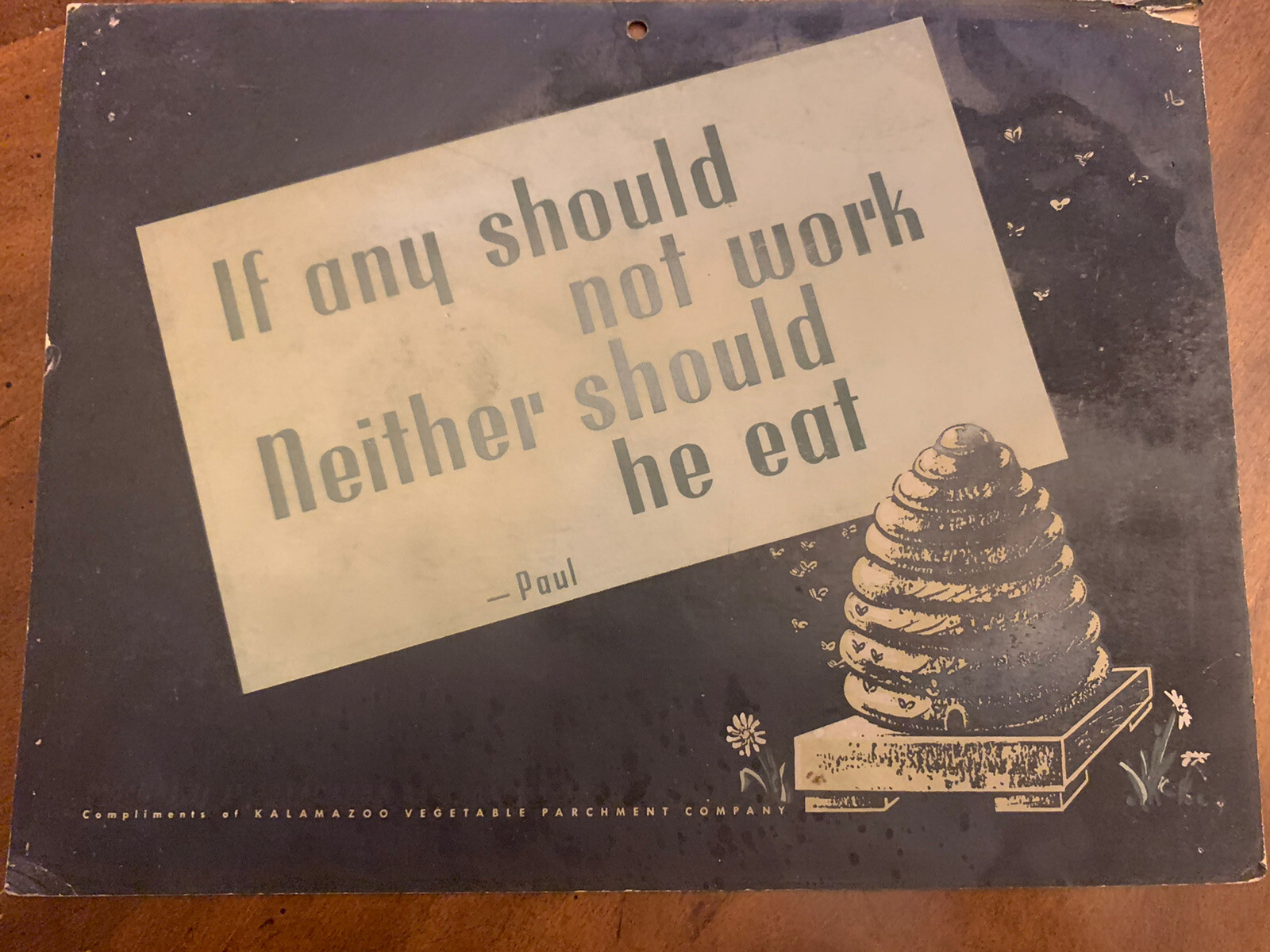 Vintage Kalamazoo Vegetable Parchment Co. Calendar Page July 1946 eBay