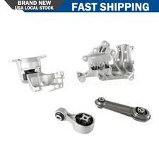 Engine Auto Transmission Motor Mount Kit For Nissan Rogue 2014-2017 L4 2.5L