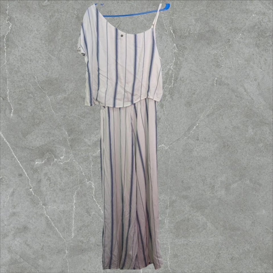 Mono culotte a rayas Roxy hombro frío talla XL algodón para mujer Foto 4 de 4