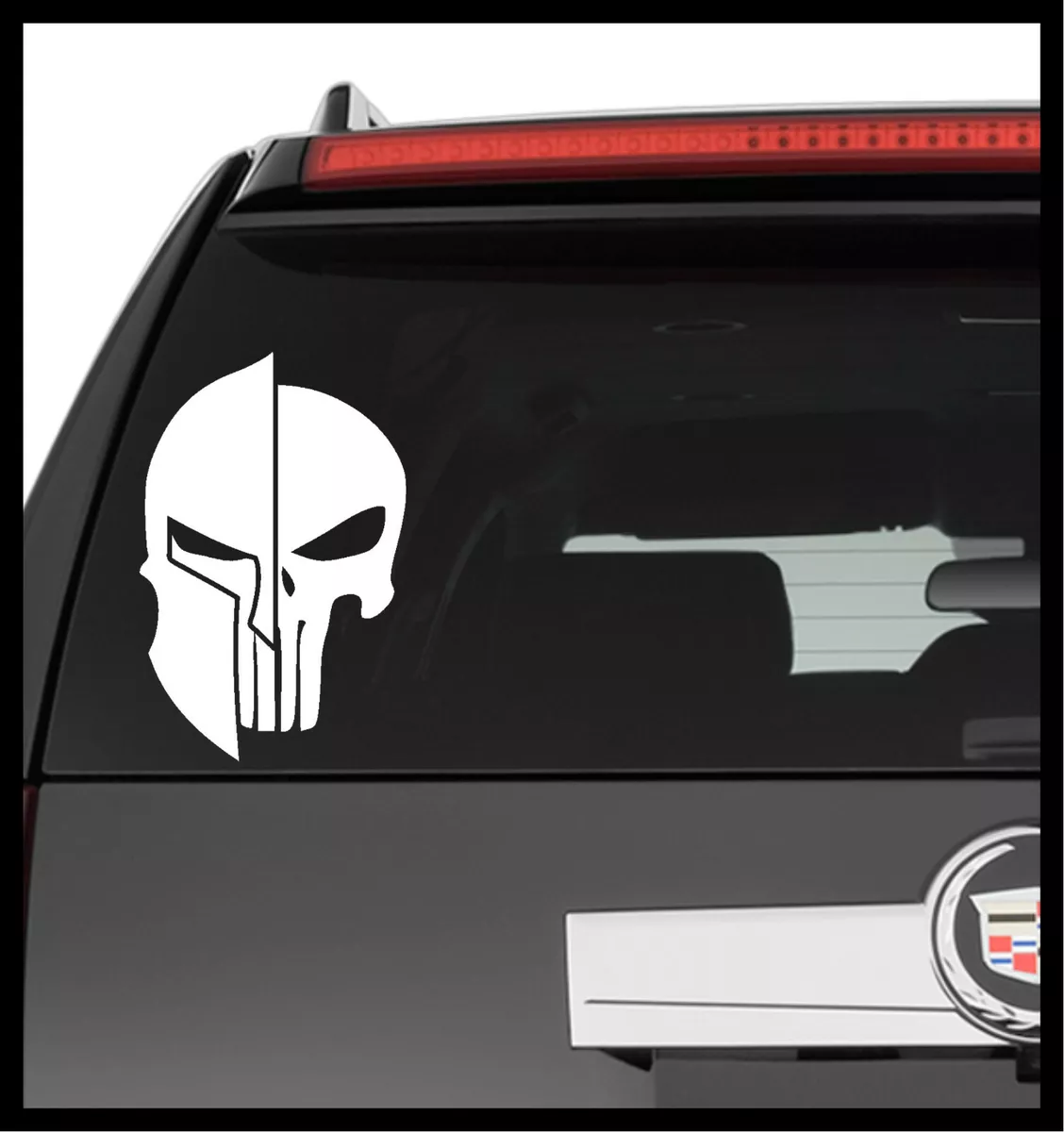 Punisher logo sticker skull car sticker waterproof sticker auto parts  decorative pattern car decor car sticker