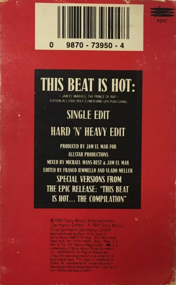G-RAP / Badd Grlzs ‎– Ticket Out The 〜 B.G. The Prince Of Rap - This Beat Is Hot (Cass, Single) (Near