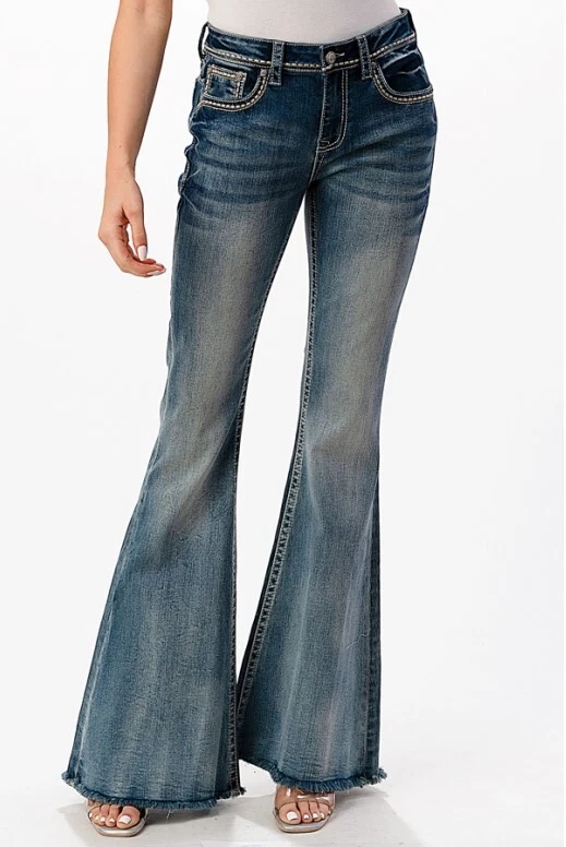 Womens western shop flare jeans
