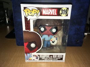 deadpool bob ross bobblehead