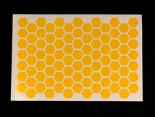 Hex Pattern Large 8" x 12" – High Heat Vinyl Stencil – Cerakote, Duracoat, etc