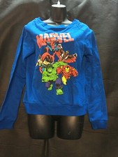 Marvel Comics Superheroes Women's Juniors Sweatshirt NEW-Available in M New