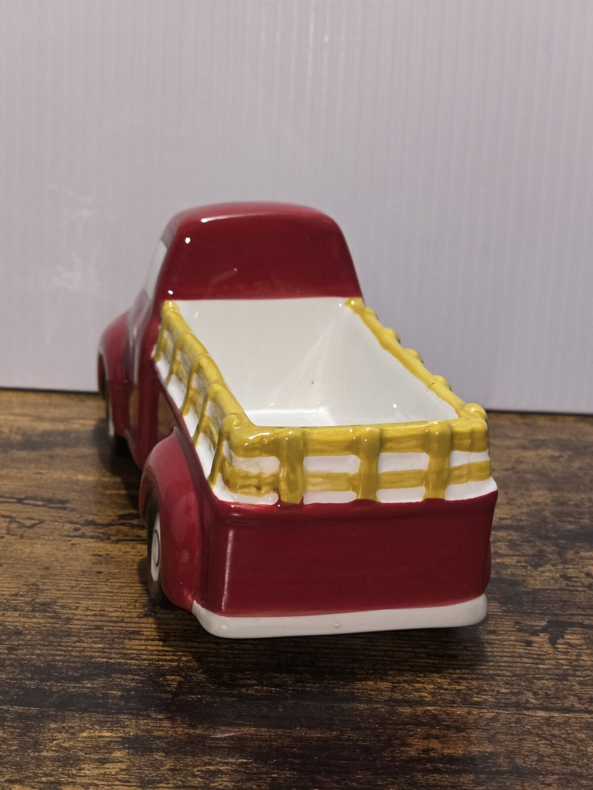 Ceramic Cracker Barrel Red Pick Up Truck 7.5