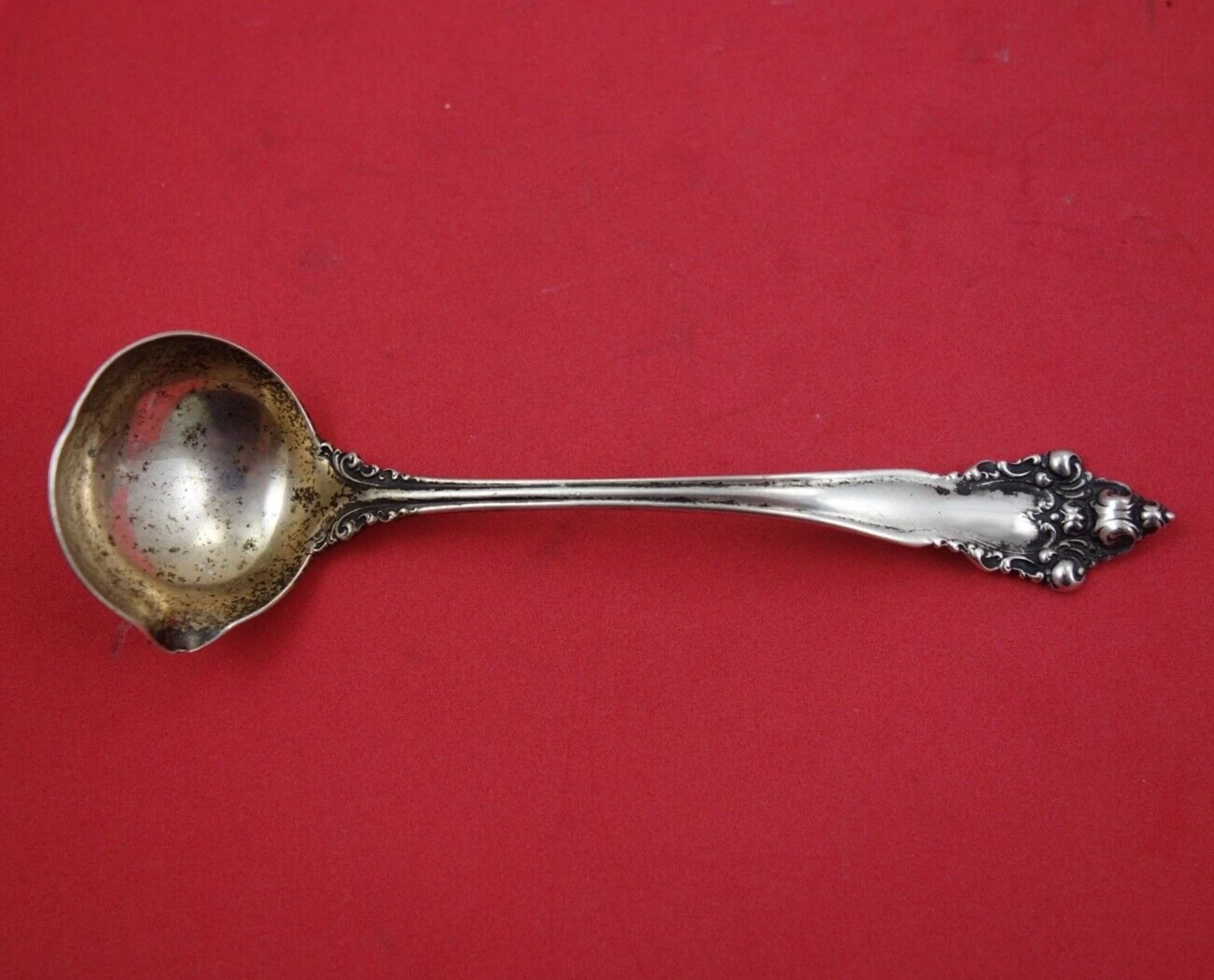 La Splendide by Reed and Barton Sterling Silver Sauce Ladle GW w/ spout 5 3/8"