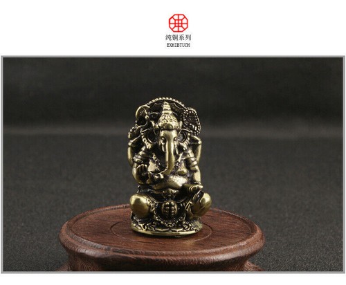 Puro rame elefante tailandese dio rame tronco elefante ricchezza dio ornamento nuovo - Foto 6 di 15