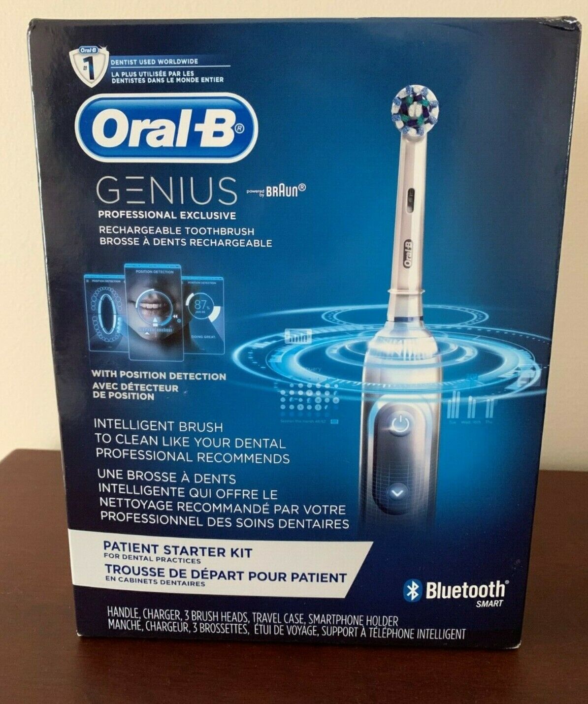 Oral-B Genius powered by Braun Genuine with Electric Bl Black All items in the store Toothbrush