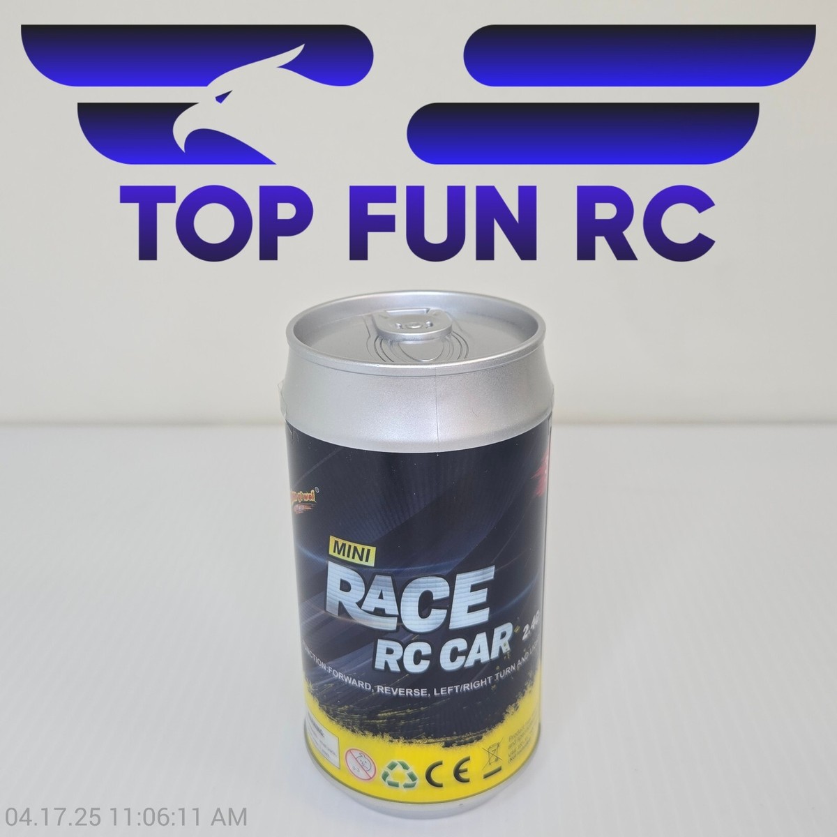 Mini RC Car w/ Can Box Power Induction Fourway Remote Control APP