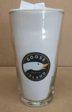 New Lot of 4 Goose Island Brewing Co 16oz Nonic Beer Glasses Chicago