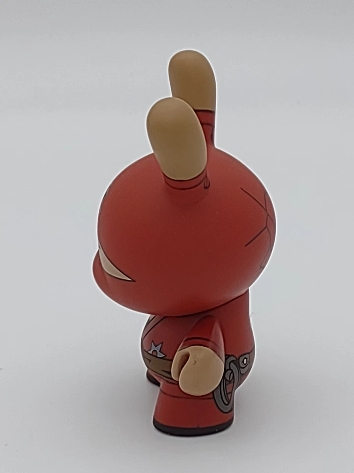 Kidrobot Dunny Gold Life Fire Clan Ninja 3" Figure Missing Accessory Huck Gee - Image 3 of 4