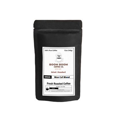 BOOM BOOM Max Caf Blend Freshly High Caffeine Coffee,