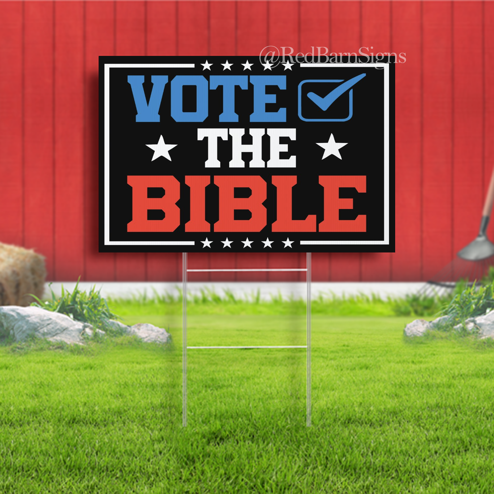 Vote The Bible, 2024 Election Christian Vote Bible Sign