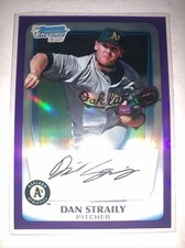 2011 Bowman Chrome Baseball - Dan Straily - Prospect Auto Purple /700 #BCP53