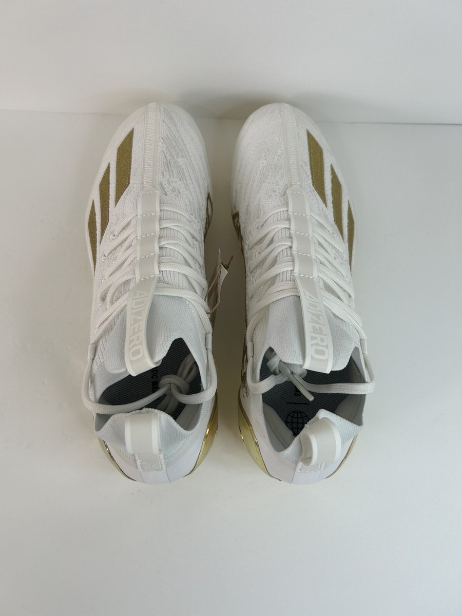 adidas Adizero Primeknit White Gold Football Cleats GX5100  display picture 2
