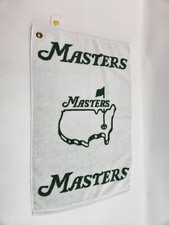 The Masters Towel White Green New Made in USA MWVNTOWEL-W Augusta National 24x16