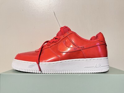 2017 Men's Air Force 1 '07 Ultraviolet Siren Red White Size 10 Used Rare