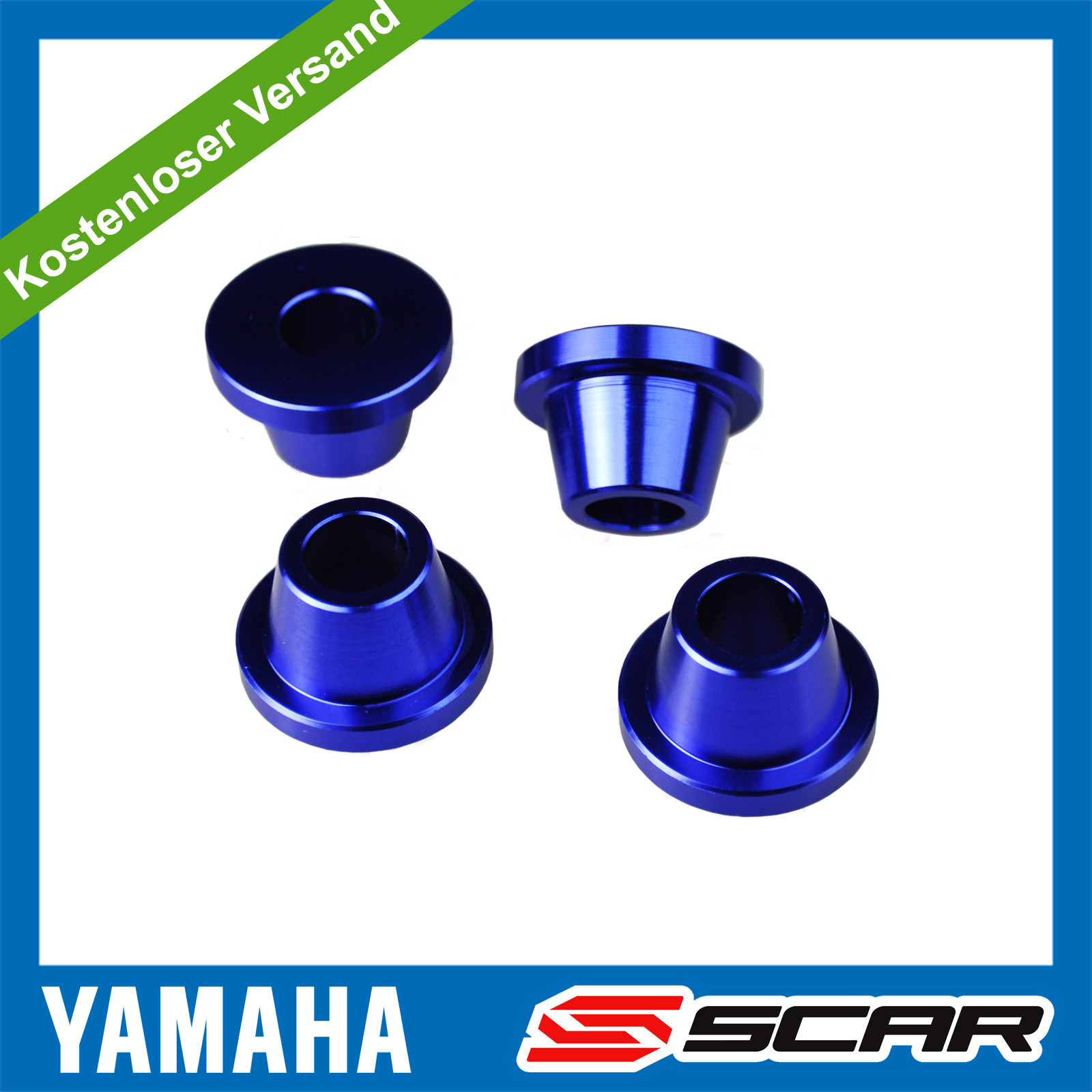 Mousse protection bleu SCAR pour guidon YAMAHA YZ250F YZ450F WR250F YZFX