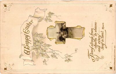 Vintage Postcard- A Happy Easter Early 1900s