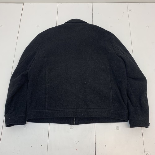 Kenneth Cole Reaction Lined Full Zip Poly/Cotton Black Jacket, Size 2XL - Picture 2 of 5