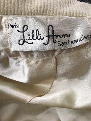 VTG 60's LILLI ANN SWING Double Breasted COAT PARIS SAN FRANCISCO MOD - Picture 4 of 10