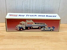 VTG 1989 Wilco Gasoline Toy Truck and Racer NIB NOS
