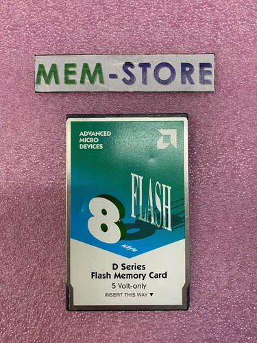 AMD D series 8MB Linear Memory Flash PCMCIA Card 5v AmC008DFLKA