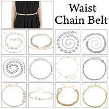Thin Metal Waist Chain Belt For Women's Fashion Accessories Wedding Party Gifts