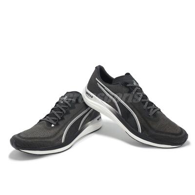 スニーカー ^PUMA^ Propio Nitro Black White 31142801 311428-01 Puma Propio Nitro Black White Women Road Running Jogging