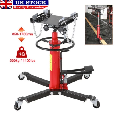 Hydraulic Transmission Jack 0.5T Heavy Duty Gearbox Auto Part Lifter Hoist Stand - Image 1 of 4