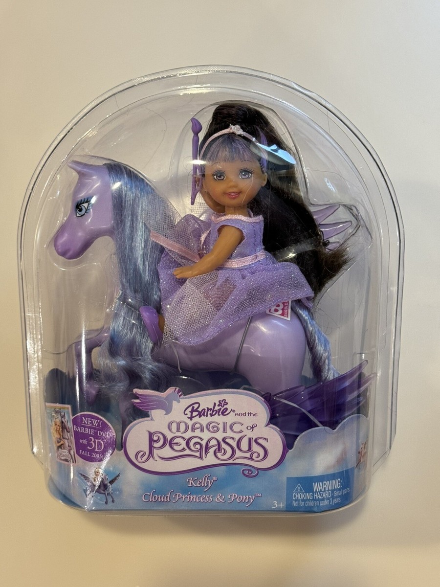 Barbie and the Magic of Pegasus Kelly Cloud Princess Pony 2005 Doll 