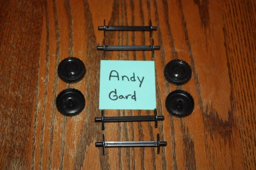 Andy Gard Axles for Tanks and Wheels for Trucks, Jeeps, & Ambulances - Marx, MPC