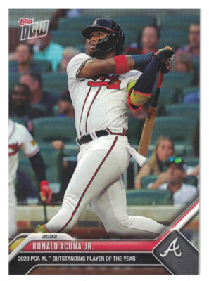 Ronald Acuna Braves Topps Now Players Choice Awards Baseball Card #PCA-10