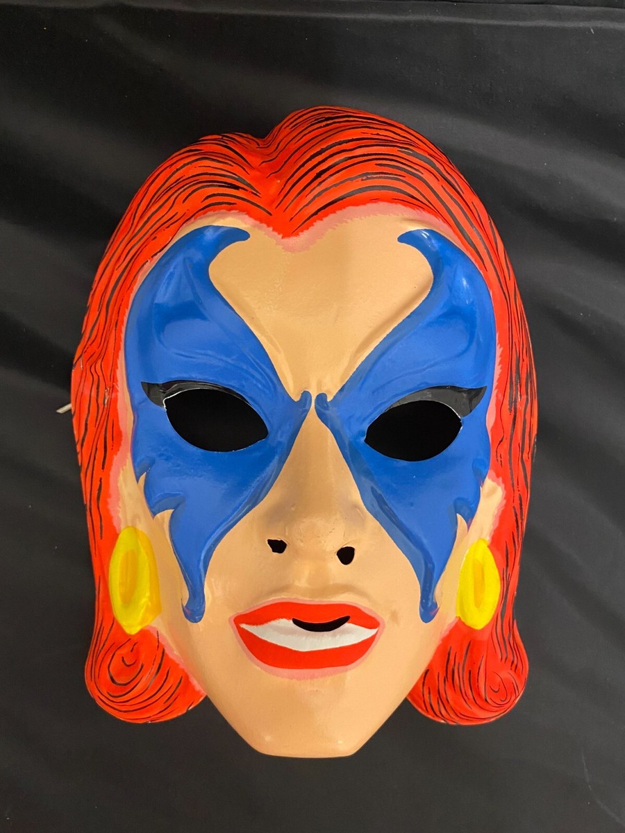 Vintage 1980 's Dazzler Marvel Comics Vacuform Plastic Halloween