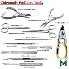 Professional Podiatry Kit Chiropody Ingrown Nail Clipper Manicure Pedicure Tools
