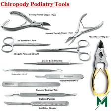 Professional Podiatry Kit Chiropody Ingrown Nail Clipper Manicure Pedicure Tools