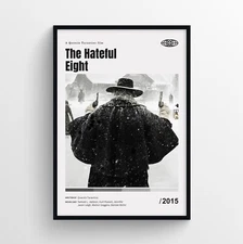 The Hateful Eight Movie Poster Print, Wall Art - Unframed