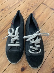 ladies black trainers uk